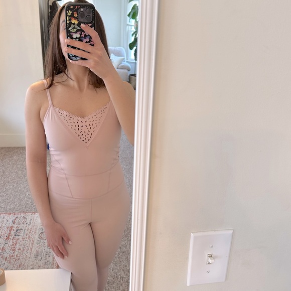 Free People Pants - NWOT Free People Movement One Piece with Lace Detail